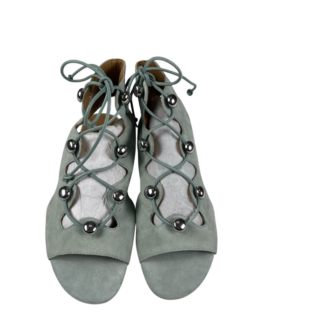 Rebecca Minkoff Kyla Ghillie Suede Lace Up Sandals - Picture 8 of 14